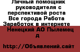 Личный помощник руководителя с перспективой роста - Все города Работа » Заработок в интернете   . Ненецкий АО,Пылемец д.